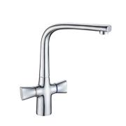 Смеситель д/кухни с 2-мя рукоятками с высоким изливом, креп. гайка G072310 Palma GOTA ROCIO