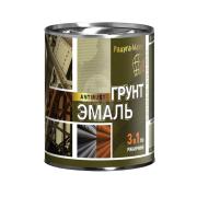 Эмаль-грунт по ржавчине 3в1 красная 0,9кг РАДУГА