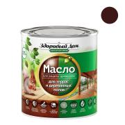 Масло д/террас и дерев.полов Здоровый Дом Махагон 0,75л