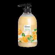 Мыло крем 1л RoMaX дозатор Апельсин и сливки