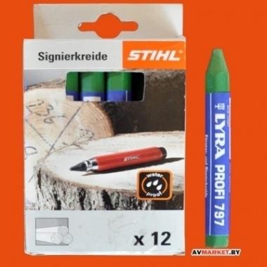 Мел маркировочный Зеленый, 1шт, ПОШТУЧНО, STIHL