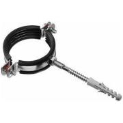 Хомут металлический с дюбелем, (72-78 мм)