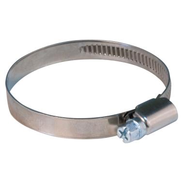 Хомут обжимной накатной, ширина 9 мм, нерж.сталь 60-80 мм