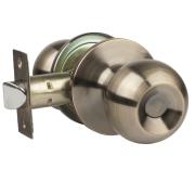 Ручка-защелка TRODOS ЗШ-05 б/ключа,б/фиксатора Бронза