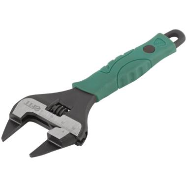 Ключ разводной "Карат", crv, обточенные узкие губки, шкала, увелич.захват, ( 34 мм ) ФИТ