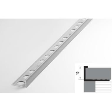 Раскладка наружная алюминиевая ПК 01.2700.01л серебро