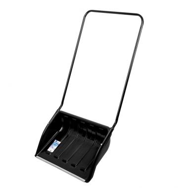 Движок для уборки снега пластиковый , 690х470х1420 мм, стальная рукоятка, Сибртех