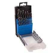 Набор сверл по металлу, 1-10 мм (через 0,5 мм), 19 шт, Р6М5, прокат, цилиндрический хвостовик Барс