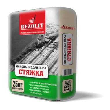 Стяжка Основание для пола "REZOLIT" 25 кг Резолит (56 шт/упак)