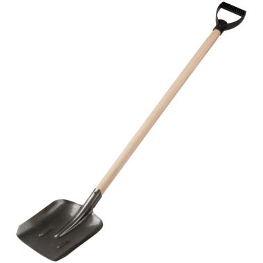 Лопата совковая, "рельсовая сталь", с деревянным черенком 235х350х1420 мм ФИТ
