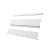 Сайдинг металлический корабельная доска, Сигнально белый (RAL 9003), 0,22х3,0м