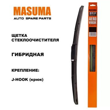 Щетка стеклоочистителя гибридная MASUMA 21"/525 мм крюк MU21g