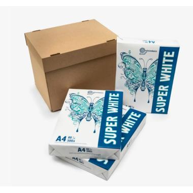 Бумага для копировально-множительной техники коробка 2500л. формат А4 80 гр"Super White"