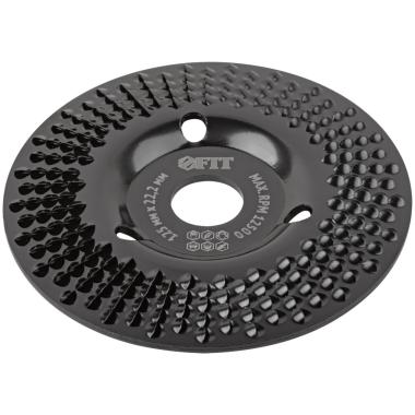 Диск обдирочный по дереву, наклонный, посадочный диаметр 22,2 мм, 125 мм, грубая насечка ФИТ