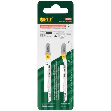 Полотна по дереву, hcs, остроконечные зубья, 82/56/1,4 мм (Т101ao), 2 шт. ФИТ