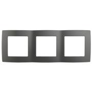 Рамка"ЭРА"серия 12, 3пост универсал.Графит