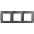 Рамка"ЭРА"серия 12, 3пост универсал.Графит