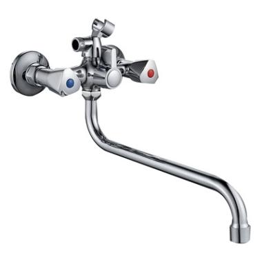 Смеситель для ванны с изливом S-30, 2 рукоятки 096710, Gota Rocio