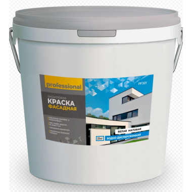 Краска ВД Professional PF301 фасад белая 25кг повышенной износостойкости