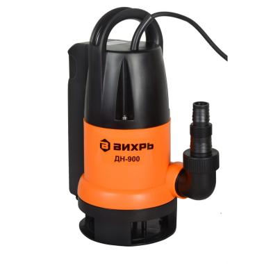 Насос дренажный ДН-900, 900Вт, 13500л/ч, Hmax - 8м, Вихрь