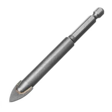 Сверло по керамической плитке и стеклу, 12 мм, шестигранный хвостовик Matrix