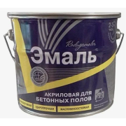 Эмаль д/бетонных полов акриловая РАДУГА серая 6кг * НОВИНКА !!!