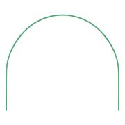 Парниковые дуги в ПВХ, d трубы 10 мм, 0.75 х 0.9 м, 6 шт, Россия