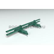 Снегозадержатель трубчатый, Зеленый мох (RAL 6005), (Овал) ZN, 1500 мм , 45x25, PRESTIGE НОВИНКА!