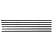 Грифели сменные для карандаша строительного, черные, 6 шт/уп блистер, FIT