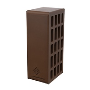 Кирпич керамический утолщенный лицевой пустотелый Шоколад Р2, Произ. ПКК на Закаменной (192шт./поддон)