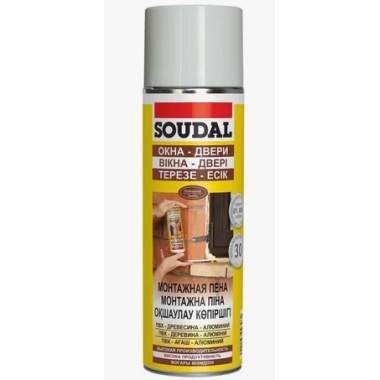 Пена монтажная SOUDAL 500мл бытовая