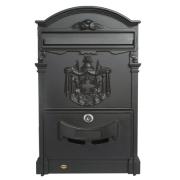 Почтовый ящик"Amig-4" Черный с замком (метал.)