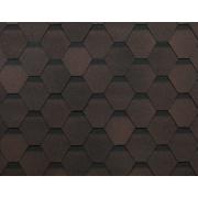 Гибкая черепица Оптима-Технониколь Шинглас, Коричневый (упаковка: 22шт/3м2; поддон: 1188 шт)