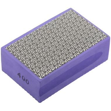 Губка алмазная для сухого шлифования, 90х55 мм, Р400 ФИТ