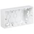 Коробка для накладного монтажа на 2 поста белый Simon15