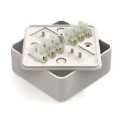 Коробка распаячная 100х100х29мм ОП для кабель-канала белый