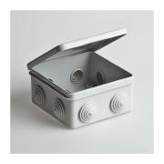 Коробка распаячная 80х80х50мм ОП крышка 7вх. IP54