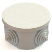 Коробка распаячная 65х40мм ОП крышка 4вх. IP54