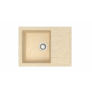 Мойка Модель 150/Q2 (беж) матовая 575x470x215 с сифоном, герметиком, фрезой Gota Rocio