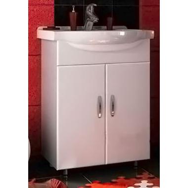 Подстолье Бали 550 (2 двери) белый под умывальник Арго 55 (Gota Rocio)