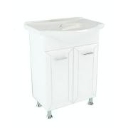 Подстолье Бостон 500 (2 двери) белый металл. под ум. Альфана 50 (Gota Rocio)