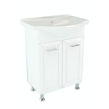 Подстолье Бостон 500 (2 двери) белый металл. под ум. Альфана 50 (Gota Rocio)