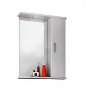 Шкаф зеркальный Бали 600 белый (Gota Rocio)