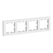 Рамка "Atlasdesign" 4 пост.Белый Schneider Electric