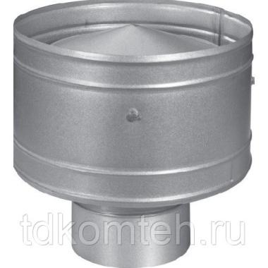Дымоходы Зонт-дефлектор-оголовок, нержав./оцинк, D 150/220мм