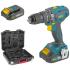 Дрель-Шуруповерт акк. 20 В; 0-400/1600 об/мин; 55 Нм; 2 (li-ion) 2,0 Ач; 1 ч.; бесщеточный; рез. накл.; кейс ФИТ