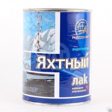 Лак яхтный матовый бесцветный  АУ-271 РАДУГА 0,9кг