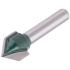 Фреза пазовая v-образная dxhxl=16х16х51 мм