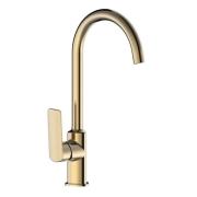 Смеситель для кухни шаровый, с высоким изливом, латунь-бронза Manchester 11930 АНТЕ Golden Fox