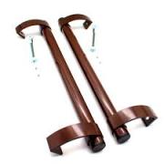 Ручка скоба прямая Офисная 500мм коричневая